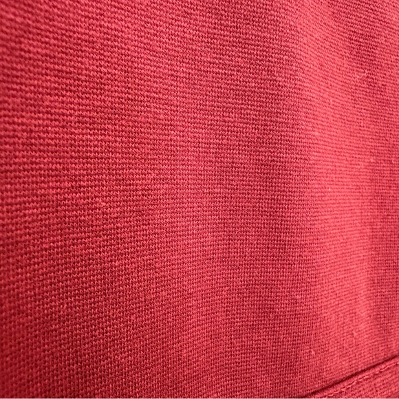 Stella McCartney Burgundy Long Sleeve Sheath Dress Minimalist Designer Sz 44(12) - Picture 13 of 14